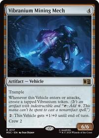 Vibranium Mining Mech, Commander: Marvel Super Heroes