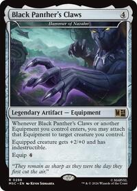 Black Panther's Claws - Hammer of Nazahn, Commander: Marvel Super Heroes
