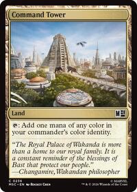 Command Tower (0236), Commander: Marvel Super Heroes