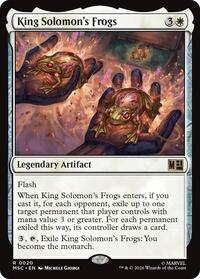 King Solomon's Frogs (Surge Foil), Commander: Marvel Super Heroes