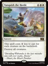 Vanquish the Horde (Surge Foil), Commander: Marvel Super Heroes