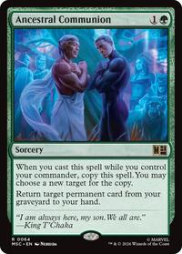 Ancestral Communion (Surge Foil), Commander: Marvel Super Heroes