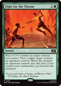 Fight for the Throne (Surge Foil), Commander: Marvel Super Heroes