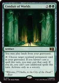 Conduit of Worlds (Surge Foil), Commander: Marvel Super Heroes