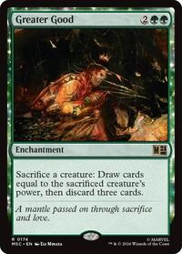 Greater Good (Surge Foil), Commander: Marvel Super Heroes
