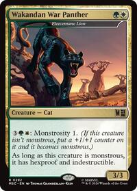 Wakandan War Panther - Fleecemane Lion (Surge Foil), Commander: Marvel Super Heroes