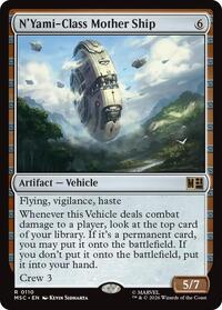N'Yami-Class Mother Ship (Surge Foil), Commander: Marvel Super Heroes