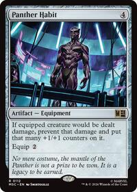 Panther Habit (Surge Foil), Commander: Marvel Super Heroes