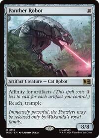 Panther Robot (Surge Foil), Commander: Marvel Super Heroes