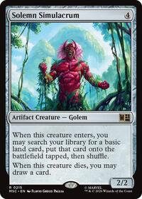 Solemn Simulacrum (Surge Foil), Commander: Marvel Super Heroes