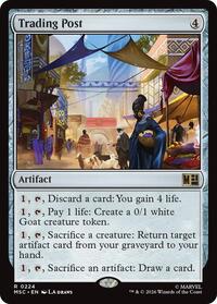 Trading Post (Surge Foil), Commander: Marvel Super Heroes