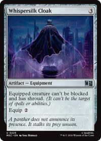 Whispersilk Cloak (Surge Foil), Commander: Marvel Super Heroes