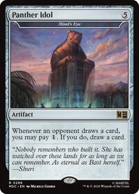 Panther Idol - Mind's Eye (Surge Foil), Commander: Marvel Super Heroes