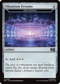 Vibranium Dynamo - Thran Dynamo (Surge Foil), Commander: Marvel Super Heroes