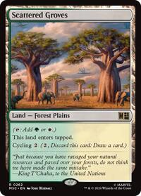 Scattered Groves (Surge Foil), Commander: Marvel Super Heroes