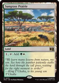 Sungrass Prairie (Surge Foil), Commander: Marvel Super Heroes
