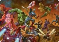 Avengers Assemble! Art Card, Art Series: Marvel Super Heroes