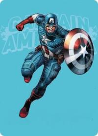 Captain America, Super-Soldier Art Card, Art Series: Marvel Super Heroes