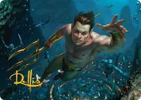 Namor the Sub-Mariner Art Card (Gold-Stamped Signature), Art Series: Marvel Super Heroes