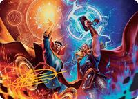 We Say Thee Nay! Art Card (Gold-Stamped Signature), Art Series: Marvel Super Heroes