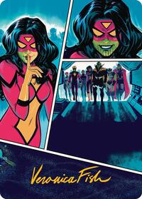 Secret Invasion Art Card (Gold-Stamped Signature), Art Series: Marvel Super Heroes