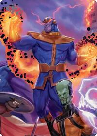 Thanos, Death's Consort Art Card, Art Series: Marvel Super Heroes