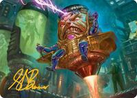 M.O.D.O.K. Art Card (Gold-Stamped Signature), Art Series: Marvel Super Heroes