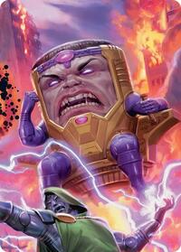 M.O.D.O.K., Evil Intellect Art Card, Art Series: Marvel Super Heroes