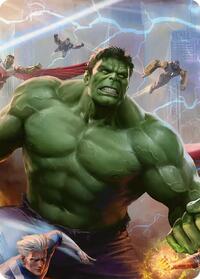 Hulk, Always Angry Art Card, Art Series: Marvel Super Heroes