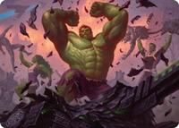 HULK SMASH! Art Card, Art Series: Marvel Super Heroes