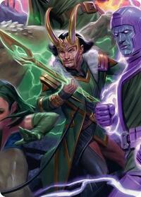 Loki, God of Lies Art Card, Art Series: Marvel Super Heroes
