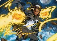 Photon, Mighty Marvel Art Card (Gold-Stamped Signature), Art Series: Marvel Super Heroes
