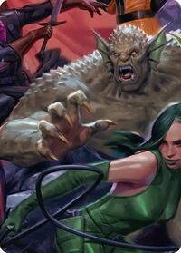 Abomination, Irradiated Brute Art Card, Art Series: Marvel Super Heroes