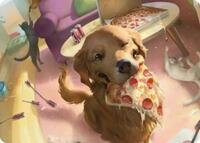 Lucky the Pizza Dog Art Card, Art Series: Marvel Super Heroes
