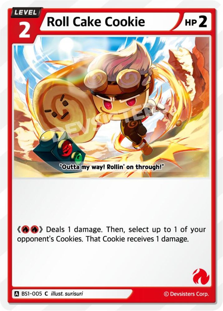 Roll Cake Cookie, Standard, front