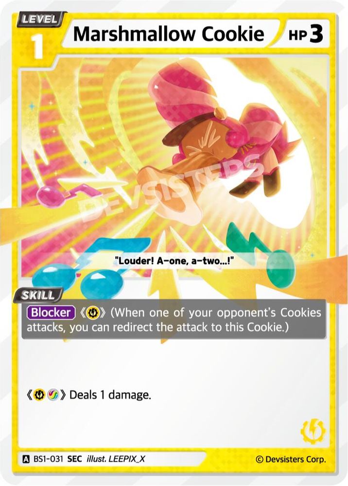 Marshmallow Cookie (SEC), Standard, front