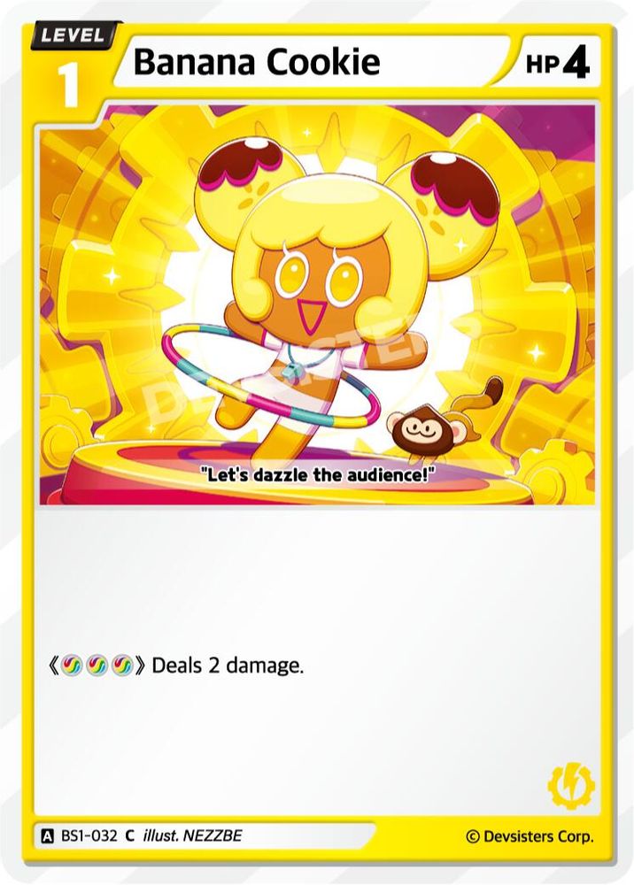 Banana Cookie, Standard, front