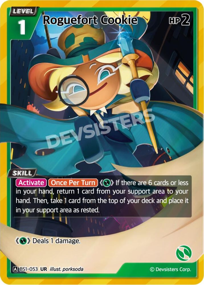 Roguefort Cookie, Foil, front