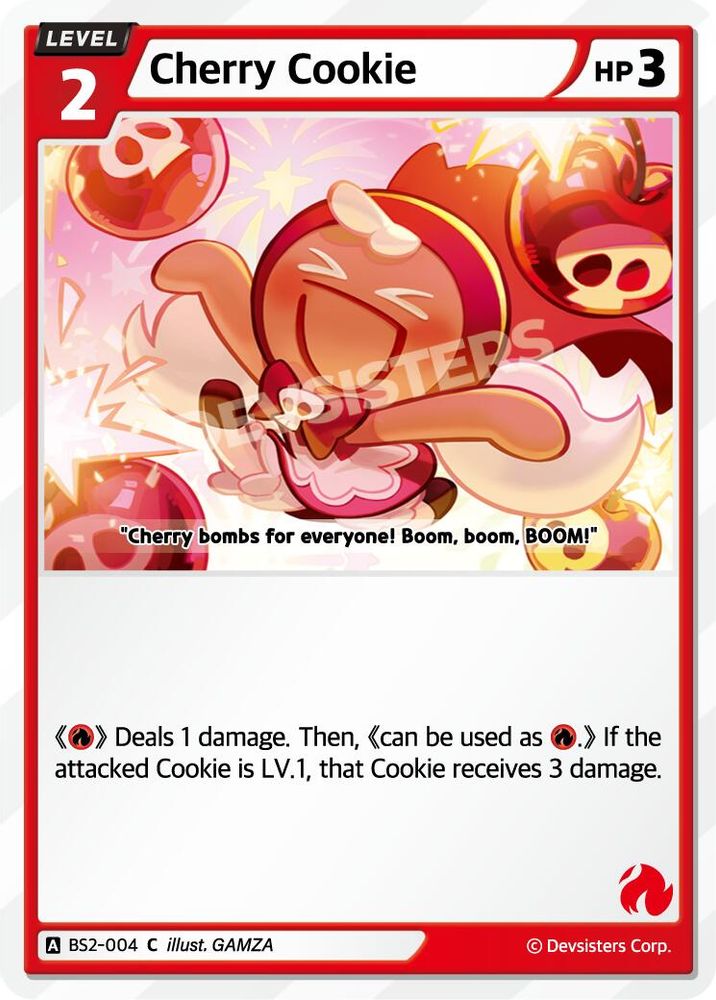 Cherry Cookie, Standard, front
