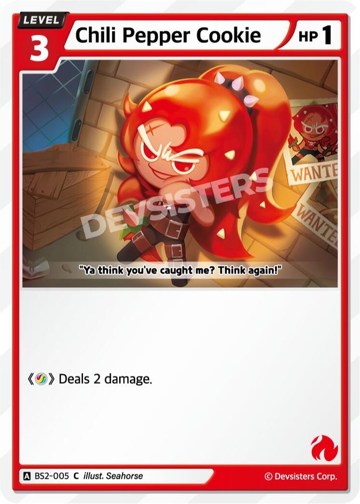 Chili Pepper Cookie, Standard, front