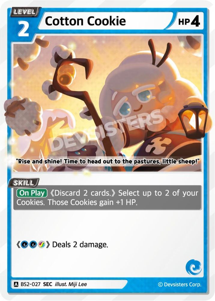 Cotton Cookie (SEC), Foil, front