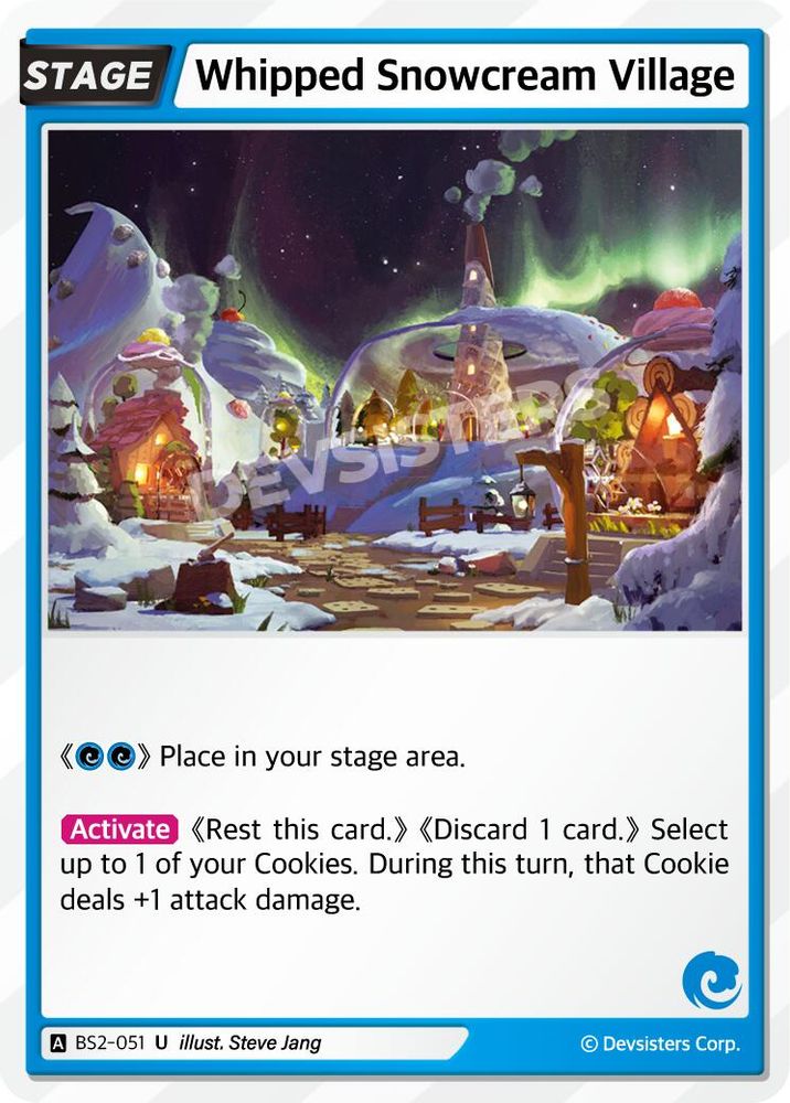 Whipped Snowcream Village, Standard, front