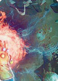 Thanos, the Mad Titan Art Card (3/9), Art Series: Marvel Super Heroes