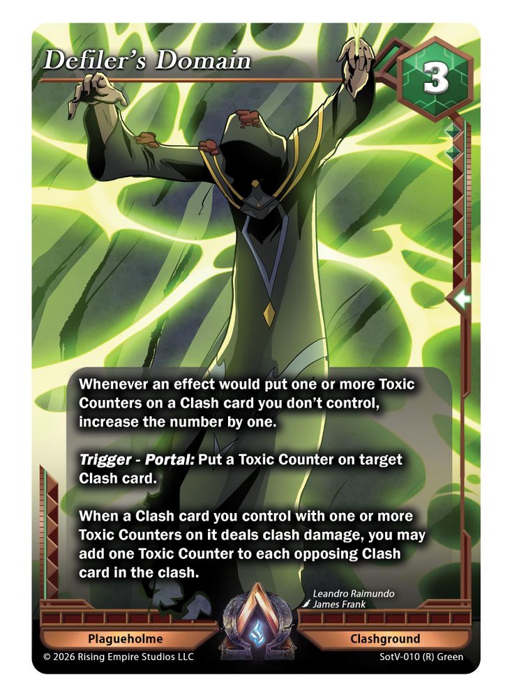 Defiler's Domain, Standard, front