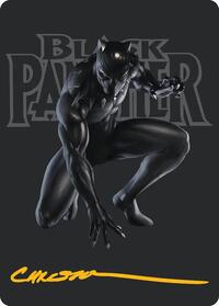 Black Panther, Hope Enduring Art Card (Gold-Stamped Signature), Art Series: Marvel Super Heroes