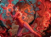 Scarlet Witch, Chaotic Avenger Art Card, Art Series: Marvel Super Heroes