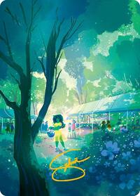 Forest Art Card (Gold-Stamped Signature), Art Series: Marvel Super Heroes
