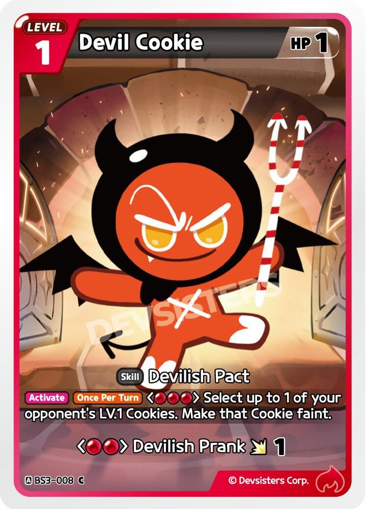 Devil Cookie, Standard, front