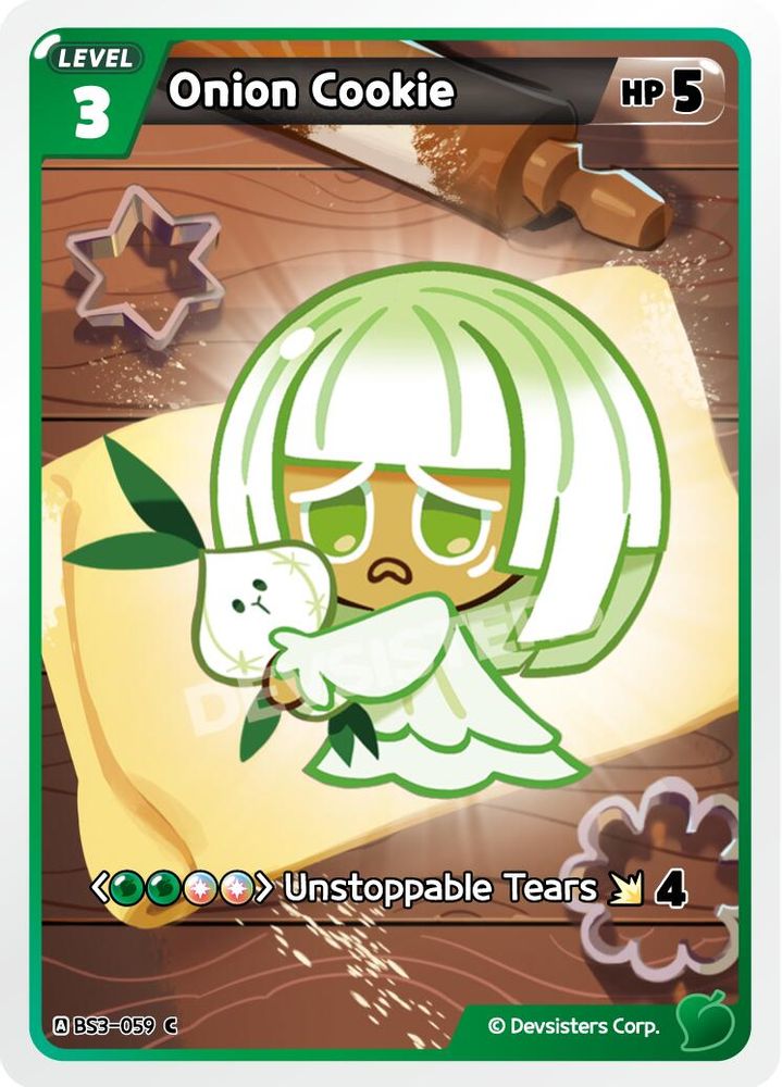 Onion Cookie, Standard, front