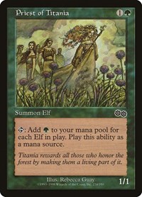Priest of Titania, Urza's Saga